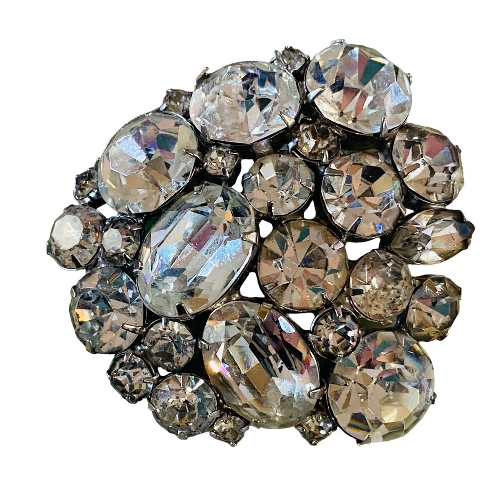 Crystal Vintage Brooch possibly Weiss